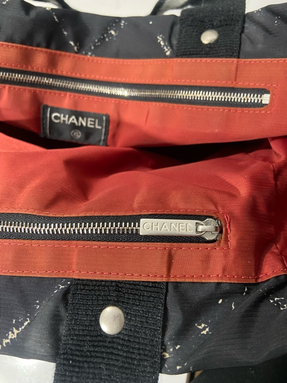 Authentic CHANEL Quilted Nylon Tote Bag - Picture 9 of 11